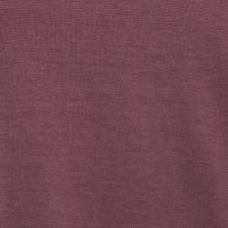 مملوكة مسبقًا Loro Piana Burgundy Cotton Crew Neck T-Shirt M
