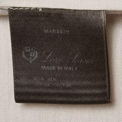 Pre Owned Loro Piana Grey  Cotton Blend Crew Neck T-Shirt M