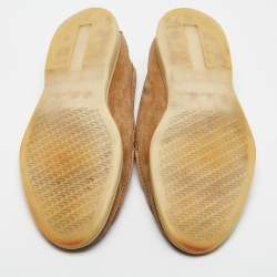 Pre Owned Loro Piana Brown Suede Summer Walk Loafers Size 43