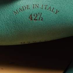 Pre Owned Loro Piana Green Suede Summer Walk Loafers Size 42.5