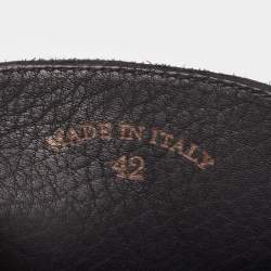 Loro Piana Black Suede Babouche Walk Mules Size 42