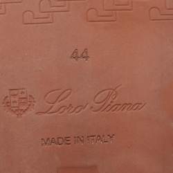 Pre Owned Loro Piana Green Suede Nuages Lace Up Sneakers Size 44