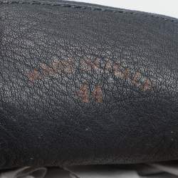 Pre Owned Loro Piana Navy Blue Suede Summer Walk Loafers Size 44