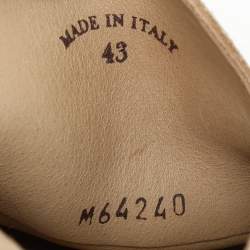 Pre Owned Loro Piana Beige Suede Summer Walk Loafers Size 43