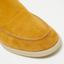 Pre Owned Loro Piana Brown Suede Summer Walk Loafers Size 43