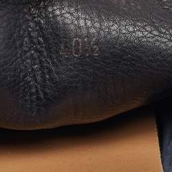 Pre Owned Loro Piana Navy Blue Suede Summer Charms Walk Loafers Size 40.5