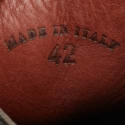 Pre Owned Loro Piana Brown Suede Beatle Walk Chelsea Boots Size 42