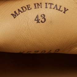 Pre Owned Loro Piana Brown Nubuck Leather Summer Walk Loafers Size 43