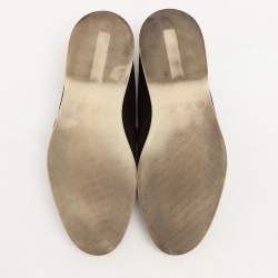 Loro Piana Brown Suede and Wool Summer Walk Slip On Sneakers Size 40.5