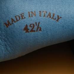 Pre Owned Loro Piana Blue Suede Summer Walk Loafers Size 42.5