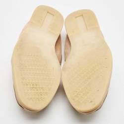 Pre Owned Loro Piana Beige Suede Summer Charms Walk Loafers Size 39.5