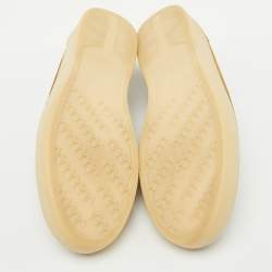 Pre Owned Loro Piana Brown Suede Ultimate Walk Slip On Penny Loafers Size 44.5