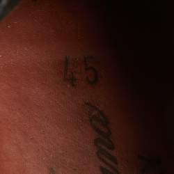 مملوكة مسبقًا Loro Piana Dark Grey Knit Fabric 360 LP Flexy Walk Low Top Sneakers Size 45