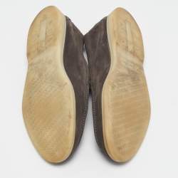 Pre Owned Loro Piana Brown Suede Summer Walk Loafers Size 43