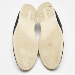 Pre Owned Loro Piana Navy Blue Suede Open Walk Ankle Length Boots Size 44