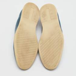 Pre Owned حذاء بوت كاحل لورو بيانا أوبن واك سويدي أزرق مقاس 40.5