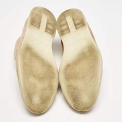 Loro Piana Beige Suede Open Walk Ankle Boots Size 43