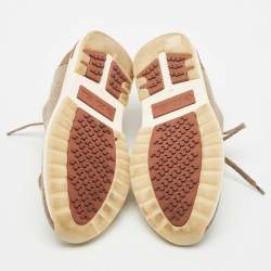 Loro Piana Beige Fabric 360 LP Flexy Walk Low Top Sneakers Size 40