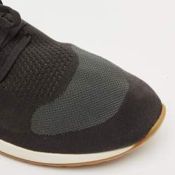 Loro Piana Navy Blue Knit Fabric 360 LP Flexy Walk Slip On Sneakers Size 43