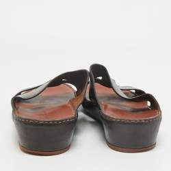 Loro Piana Brown Leather New Buckle Sandals Size 44
