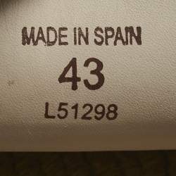 Pre Owned Loro Piana Grey Suede Seaside Walk Espadrilles Size 43