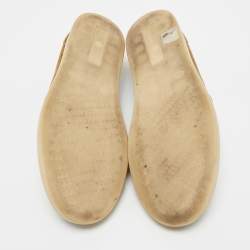 Pre Owned Loro Piana Brown Nubuck Leather Soho Walk Low Top Sneakers Size 42