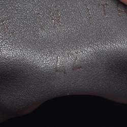 Pre Owned Loro Piana Grey Suede Week End Walk Lace Up Sneakers Size 42