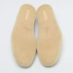 Pre Owned Loro Piana Beige Leather and Suede Venice walk Loafers Size 43