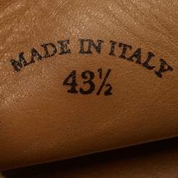 Pre Owned Loro Piana Beige Suede Open Walk Ankle Length Boots Size 43.5