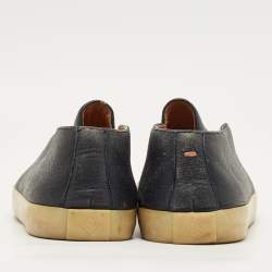 مملوكة مسبقًا Loro Piana Open Walk Size 45 Navy Blue Leather Loafers