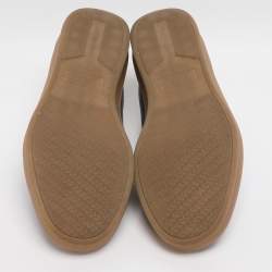 Pre Owned Loro Piana Tennis Walk Size 42.5 Blue Denim and Suede Low Top Sneakers