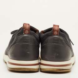 مملوكة مسبقًا حذاء رياضي لورو بيانا 360 LP فليكسي ووك قماش حبك رمادي داكن منخفض من أعلى مقاس 46