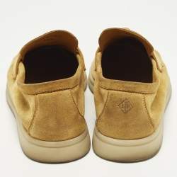 Pre Owned حذاء لوفرز لورو بيانا سمر تشارمز ووك سويدي بيج مقاس 39