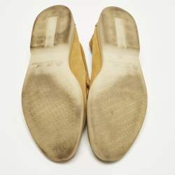 Pre Owned حذاء لوفرز لورو بيانا سمر تشارمز ووك سويدي بيج مقاس 39