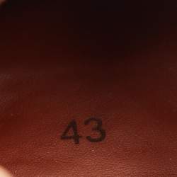 Pre Owned Loro Piana 360 LP Flexy Walk Size 43 Multicolor Knit Fabric and Leather Lace Up Sneakers