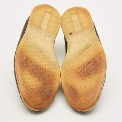 مملوكة مسبقًا Loro Piana Open Walk Size 42.5 Brown Leather Chukka Boots