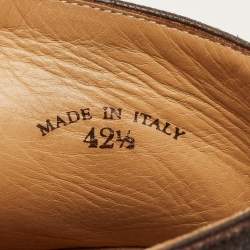 مملوكة مسبقًا Loro Piana Open Walk Size 42.5 Brown Leather Chukka Boots