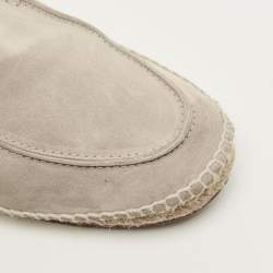 مملوكة مسبقًا Loro Piana Seaside walk Size 46 Beige Suede Espadrille Flat