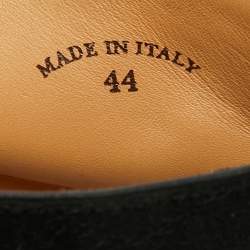 مملوكة مسبقًا Loro Piana Open Walk Size 44 Black Suede Ankle Length Boots