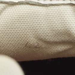 Pre Owned حذاء رياضي لورو بيانا نيو بورت ووك قماش مزدوج اللون ورباط جلد مقاس 42