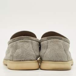 مملوكة مسبقًا حذاء بوت كاحل لورو بيانا أوبن واك سويدي أزرق مقاس 40.5