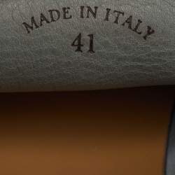 Pre Owned Loro Piana Summer Walk Size 41 Grey Suede Loafers