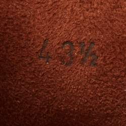 Pre Owned Loro Piana New Buckle Size 43.5 Brown Leather Slide Sandals