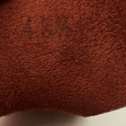 Pre Owned Loro Piana Buckle Size 43.5 White Leather Slide Sandals