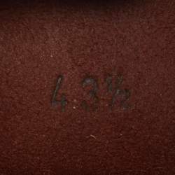 Pre Owned Loro Piana New Buckle Size 43.5 Brown Leather Slide Sandals