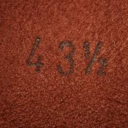 Pre Owned صندل جديد بإبزيم من الجلد البني من لورو بيانا مقاس 44