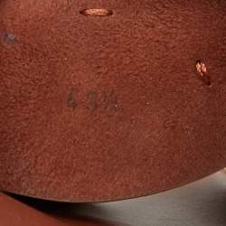 مملوكة مسبقًا Loro Piana New Buckle Size 43.5 Brown Leather Slide Sandals