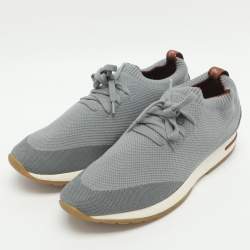 مملوكة مسبقًا حذاء رياضي لورو بيانا 360 فلكسي ووك قماش تريكو رمادي مقاس 41