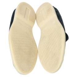 Pre Owned Loro Piana Blue Suede 'Summer Walk' Slip On Loafers Size 40