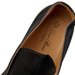 مملوكة مسبقًا حذاء بوت للكاحل لورو بيانا سويدي أسود مقاس 37